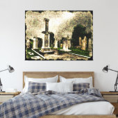 Friedhof Leinwanddruck (Insitu (Schlafzimmer))