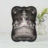 Friedhof Liebe "Gemeinsam mit" Hochzeitsreise Einladung (Stehend Vorderseite)