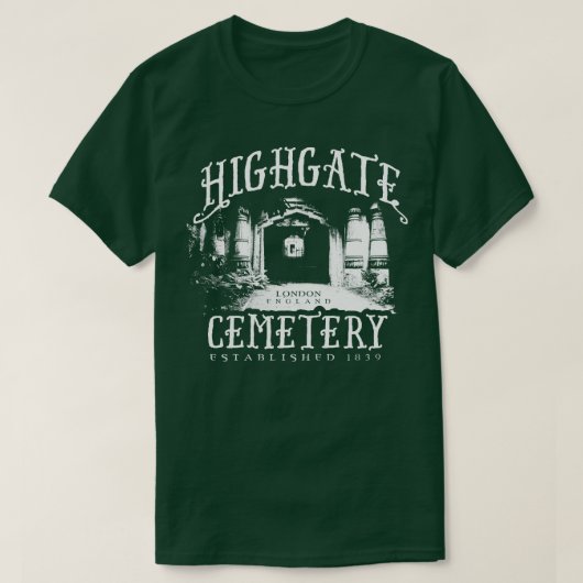Friedhof markieren T-Shirt (Design vorne)