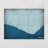 Friedhof mit Schädel und Ravens Postkarte (Rückseite)