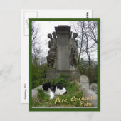 Friedhof mit Text Postkarte (Vorne/Hinten)
