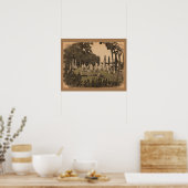 Friedhof Oakland, Atlanta, GA Poster (Küche)