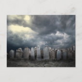 Friedhof Postkarte (Vorderseite)
