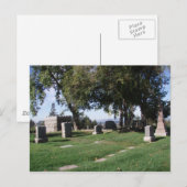 Friedhof Postkarte (Vorne/Hinten)