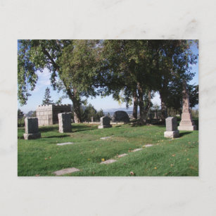 Friedhof Postkarte