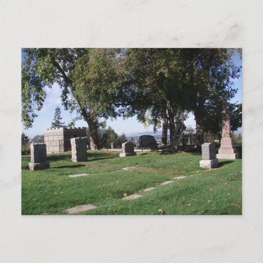 Friedhof Postkarte (Vorderseite)