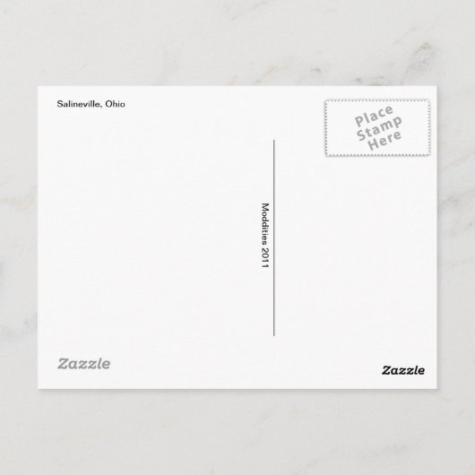 Friedhof Postkarte (Rückseite)