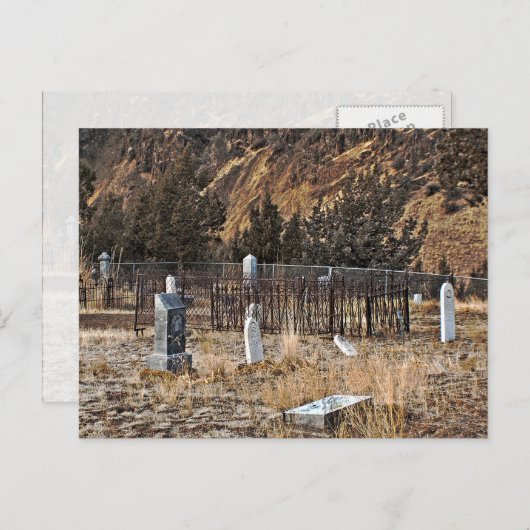 Friedhof Postkarte (Vorne/Hinten)