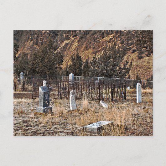 Friedhof Postkarte (Vorderseite)