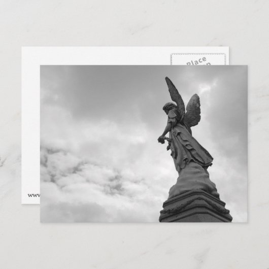 Friedhof Postkarte (Vorne/Hinten)