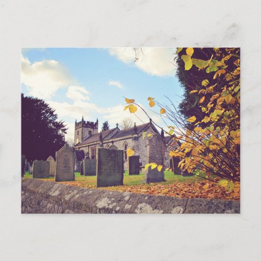 Friedhof Postkarte (Vorderseite)