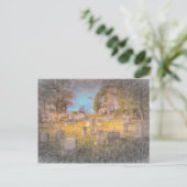 Friedhof Postkarte (Stehend Vorderseite)