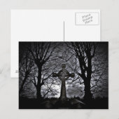 Friedhof Postkarte (Vorne/Hinten)
