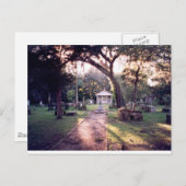 Friedhof Postkarte (Vorne/Hinten)