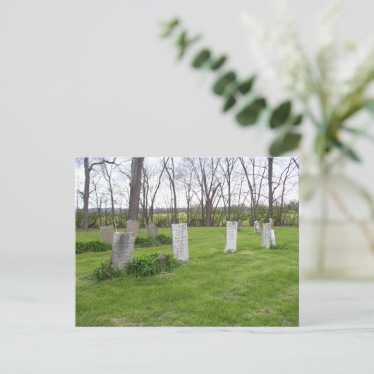Friedhof Postkarte (Stehend Vorderseite)