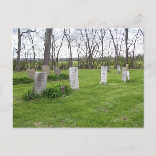 Friedhof Postkarte (Vorderseite)