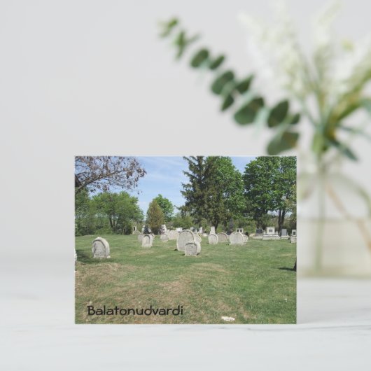 Friedhof Postkarte (Stehend Vorderseite)
