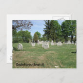 Friedhof Postkarte (Vorne/Hinten)
