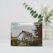 *~* Friedhof Spooky BEWARE von Ghost HALLOWEEN Postkarte (Stehend Vorderseite)