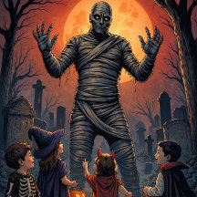 Friedhof Trick-or-Treat-Mumie