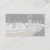 Friedhof voll der Gräber Visitenkarte (Rückseite)
