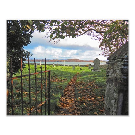 Friedhof von Iona Fotodruck (Vorne)