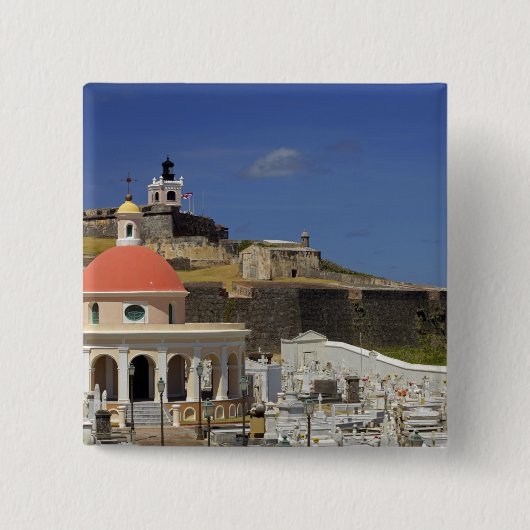 Friedhof von Puerto Rico Button (Vorderseite)