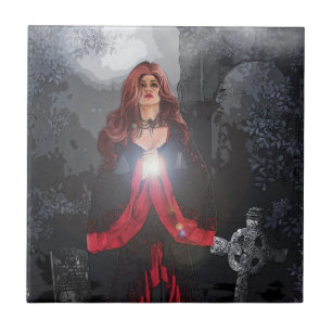 Friedhofbeterin Fliese