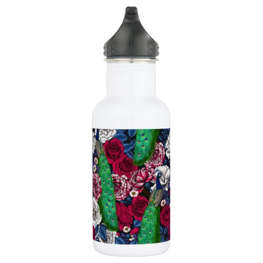 Friedhöfe im Garten der Rose Edelstahlflasche (Rechts)