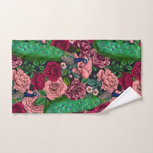 Friedhöfe im Rose-Garten 2 Badhandtuch Set (Handtuch)