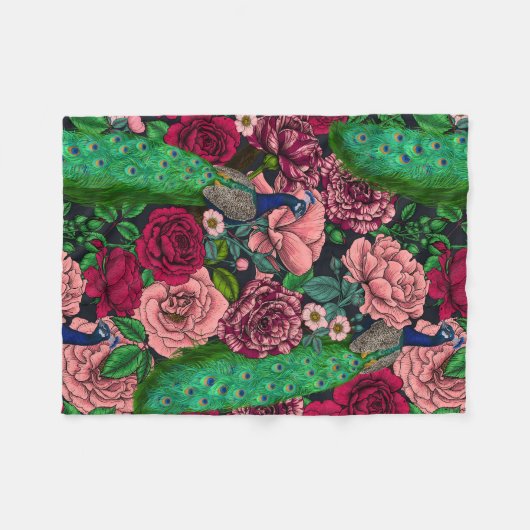 Friedhöfe im Rose-Garten 2 Fleecedecke (Vorderseite (Horizontal))