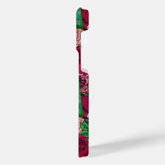 Friedhöfe im Rose-Garten 2 iPhone Hülle (Linke Seite)