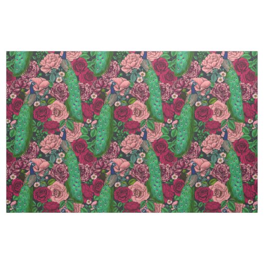 Friedhöfe im Rose-Garten 2 Stoff (Fat Quarter (45,7 x 55,9 cm))