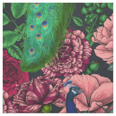 Friedhöfe im Rose-Garten 2 Stoff (Muster)