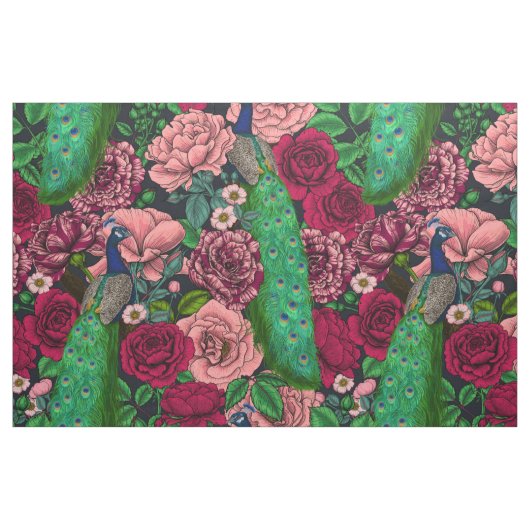 Friedhöfe im Rose-Garten 2 Stoff (Fat Quarter (45,7 x 55,9 cm))