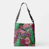 Friedhöfe im Rose-Garten 2 Tragetaschen Mit Langen Trägern (Rückseite)