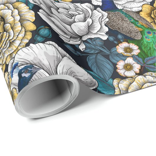 Friedhöfe im Rose-Garten 3 Geschenkpapier (Rolleneckpunkt)