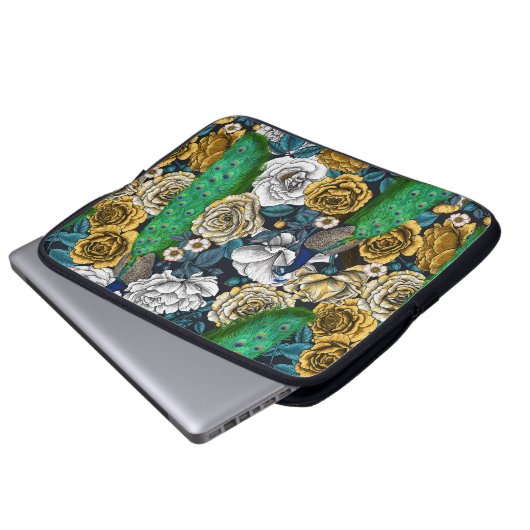 Friedhöfe im Rose-Garten 3 Laptopschutzhülle (Vorne Knopf)