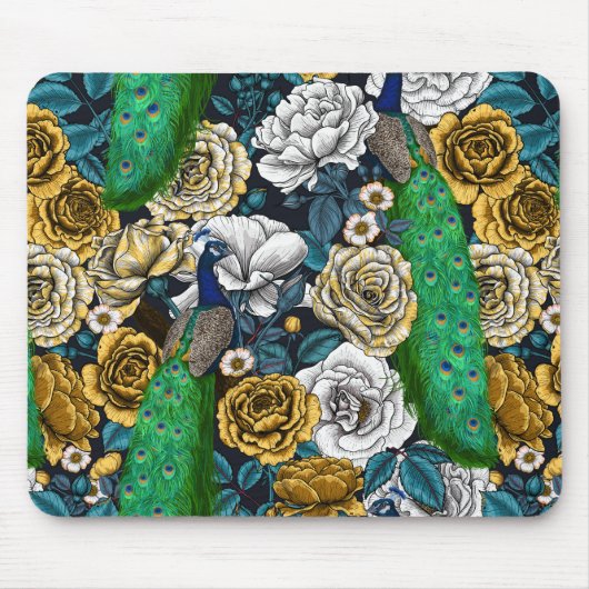 Friedhöfe im Rose-Garten 3 Mousepad (Vorne)