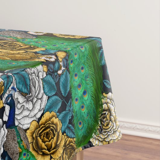 Friedhöfe im Rose-Garten 3 Tischdecke (Beispiel)