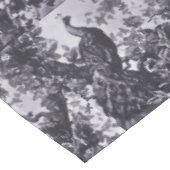 Friedhöfe in Rose Garten Blaues Muster Tischdecke (Schrägansicht)