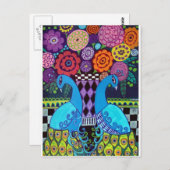 Friedhöfe mit Blume Art by Hether Galler Postkarte (Vorne/Hinten)