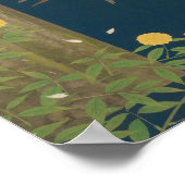 Friedhöfe und Kirschbaum (1925) Poster (Ecke)