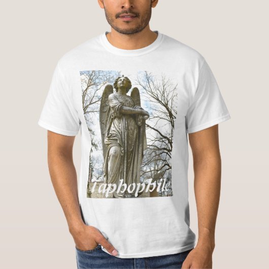 Friedhofs-Engel Taphophile Shirt (Vorderseite)