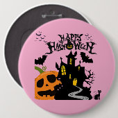 Friedhofsgeflüster pink button (Vorne & Hinten)
