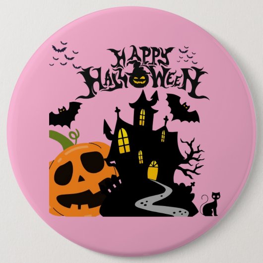 Friedhofsgeflüster pink button (Vorderseite)