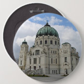 Friedhofskirche Zum Heiligen Karl Borromäus Button (Vorne & Hinten)