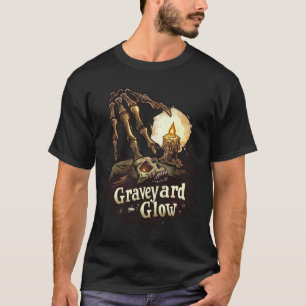 Friedhofsleuchten - Skelett Halloween T-Shirt