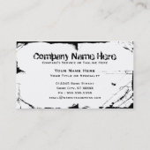 Friedhofsszene Visitenkarte (Rückseite)