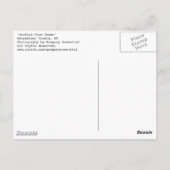 Friedhofsturm Postkarte (Rückseite)